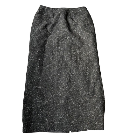 Apostrophe Womens Dark‎ Brown Vintage Wool Maxi Skirt Size 12 - Picture 1 of 10